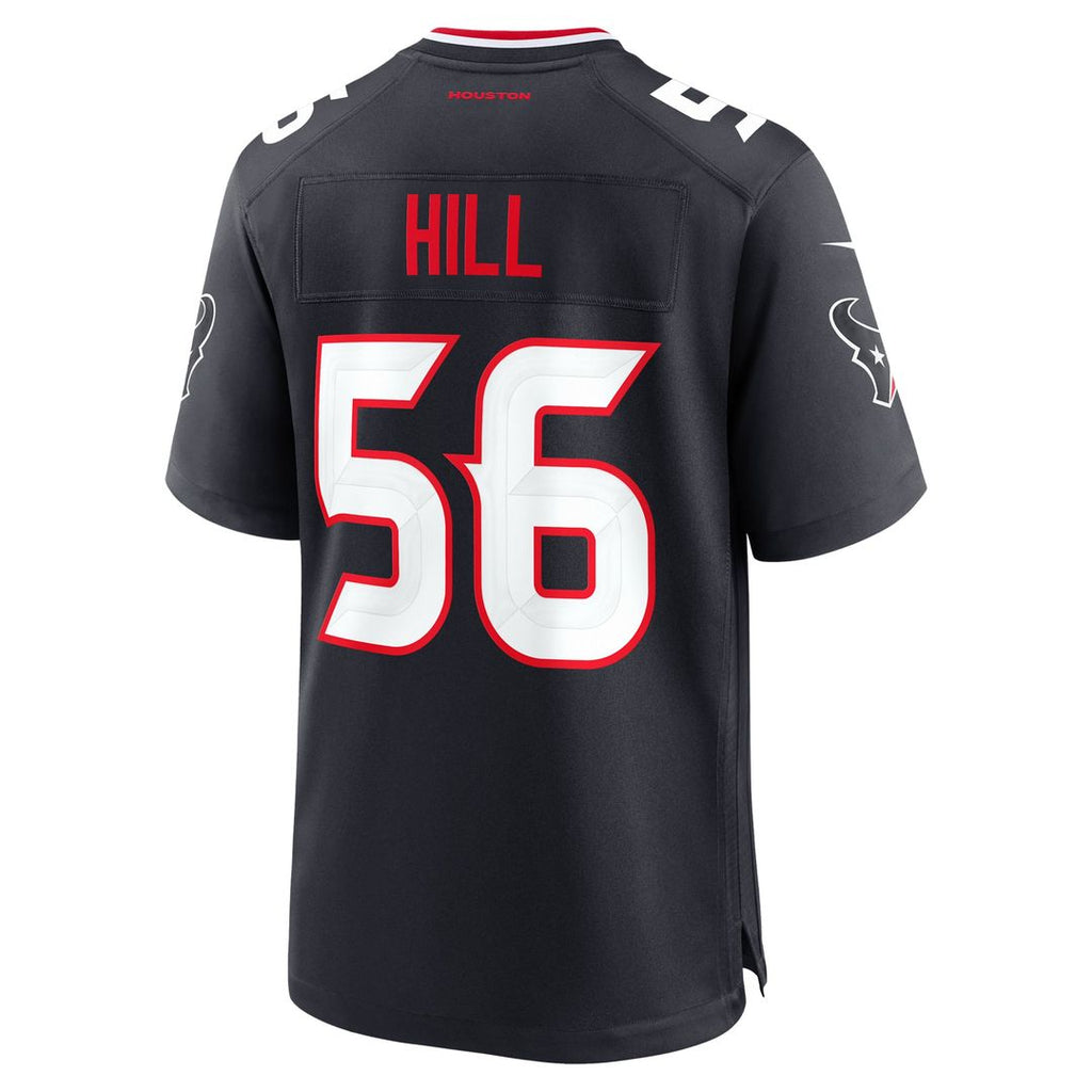 Men's Houston Texans Jamal Hill Navy Team